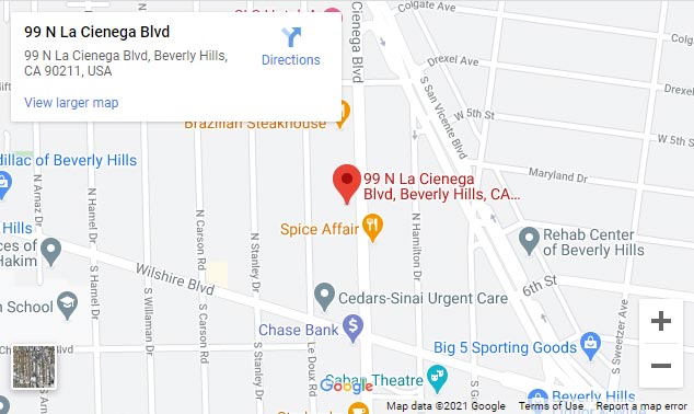 BHVCI Beverly Hills Map